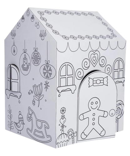 Maisonnette à colorier Pain d'épices